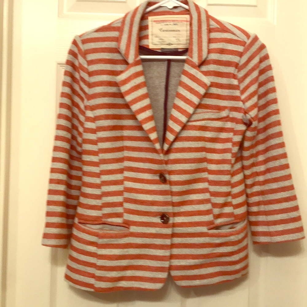 Anthropologie sweatshirt blazer